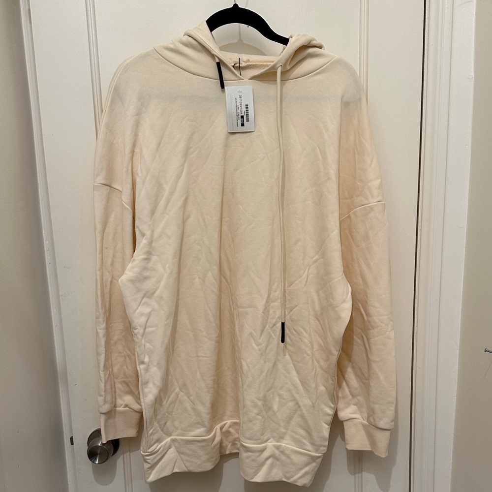 Men's Beige Hoodie Sweater